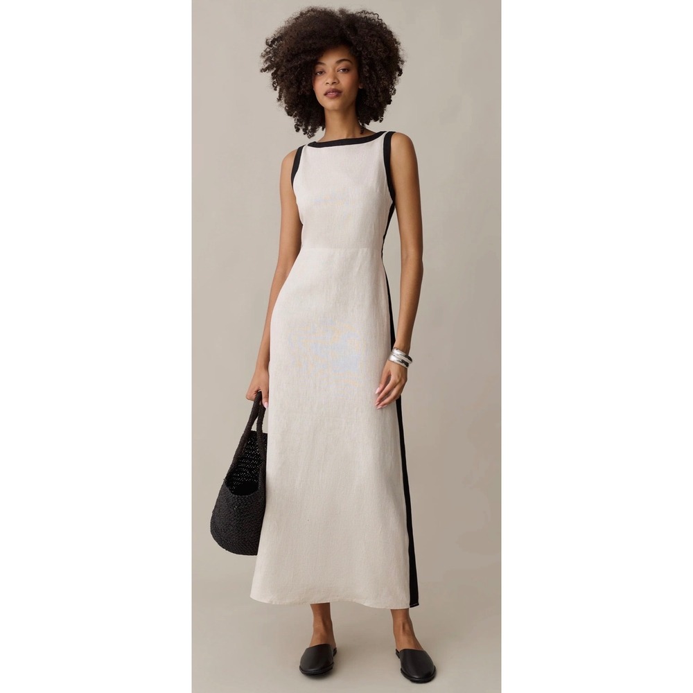 Few Moda O.P.T. One Pretty Time Linen Blend Sleeveless Maxi Dress 2